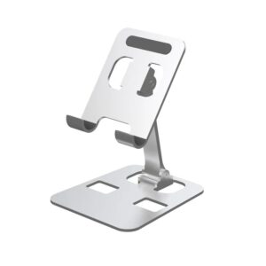 Adjustable Aluminum Phone and Tablet Stand Holder for Desk and Viewing Support