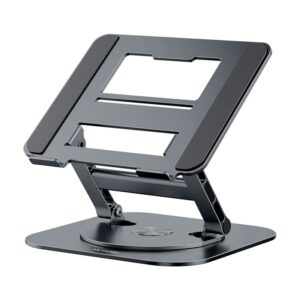 360 Degree Rotatable Adjustable Aluminum Laptop Stand for Desk and Workspace