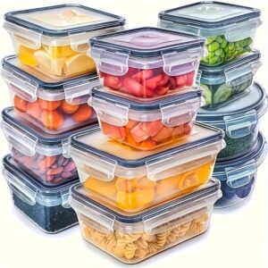 8-Piece Airtight Food Storage Containers with Locking Lids BPA-Free Set