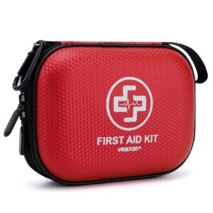 150-Piece Portable First Aid Kit with Waterproof Hard Shell Case for Travel