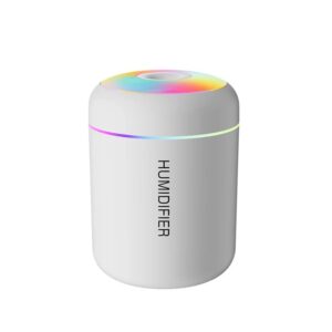 Mini USB Air Humidifier and Aroma Diffuser with LED Light for Bedroom